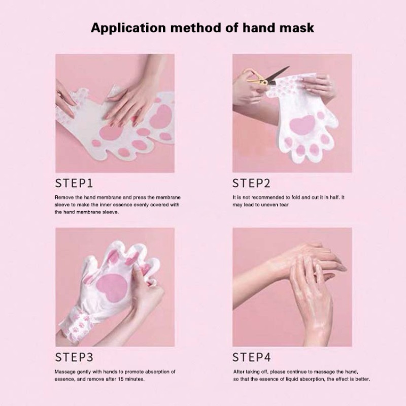 Hand Mask Factory - Custom Cat Claw Exfoliating Mask