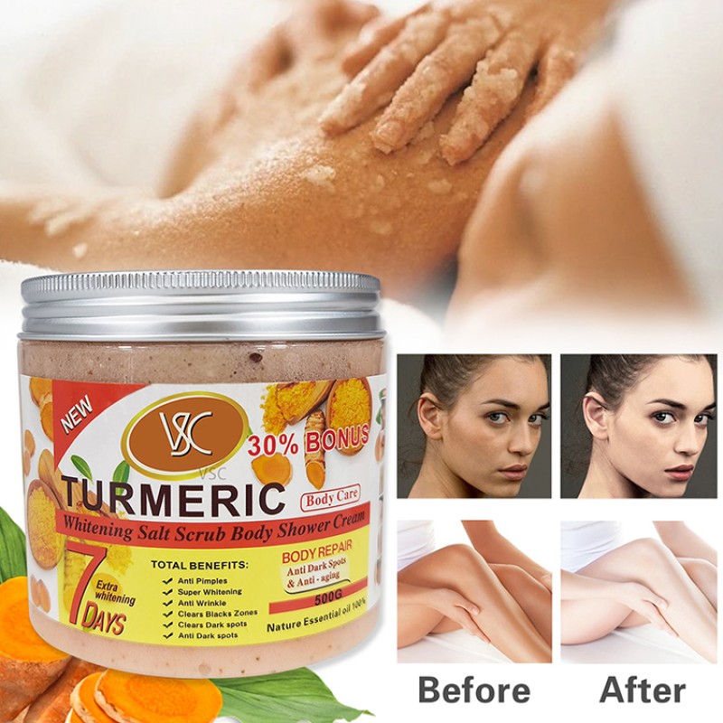 Body Scrub Supplier - Custom Coffee Turmeric Whitening Scrub
