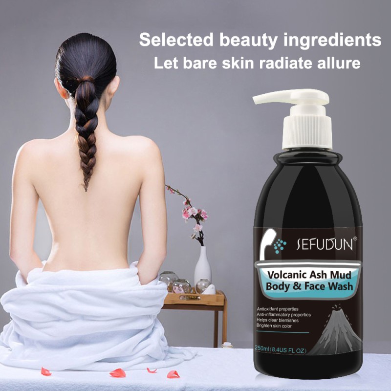 Body Wash Manufacturer - Private Label Volcanic Mud Shower Gel