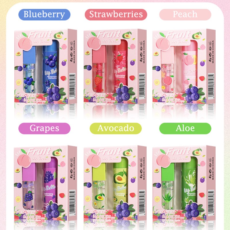 Lip Balm Supplier - ODM 2in1 Repair Lip Balm Set