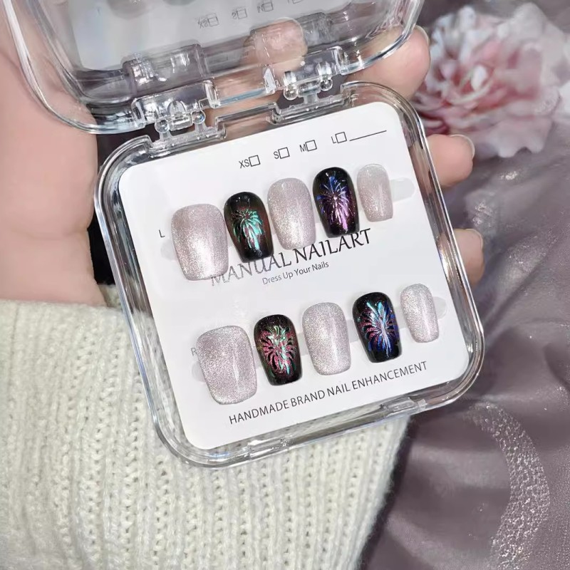 Nail Storage Box Supplier - Transparent Acrylic Fake Nail Packing Box