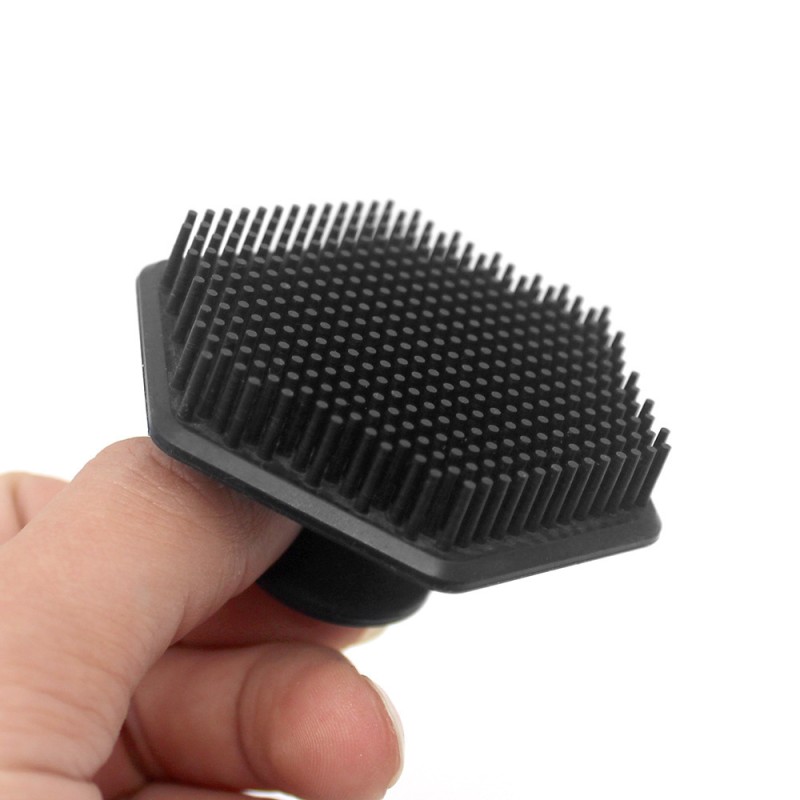 Beard Brush Manufacturer - Silicone Scalp Massage Beard & Mustache Scrubber