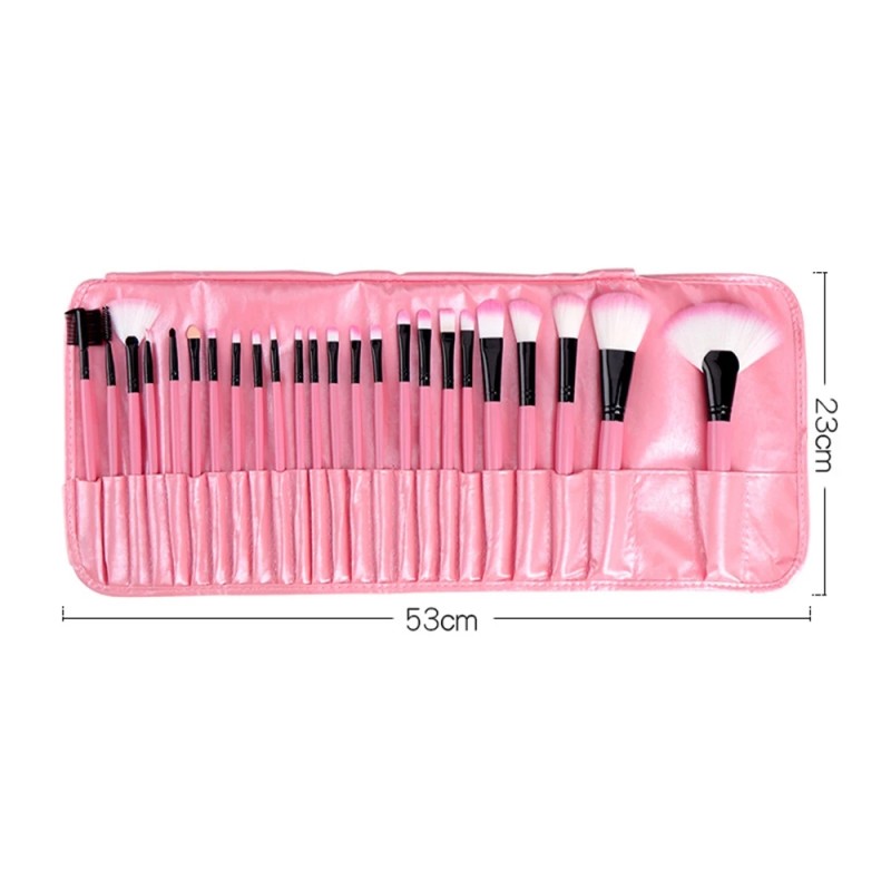 Makeup Brush Set Manufacturer - Wholesale 24pcs Professional Pink Set