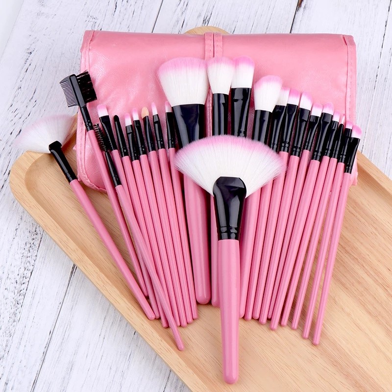 Makeup Brush Set Manufacturer - Wholesale 24pcs Professional Pink Set