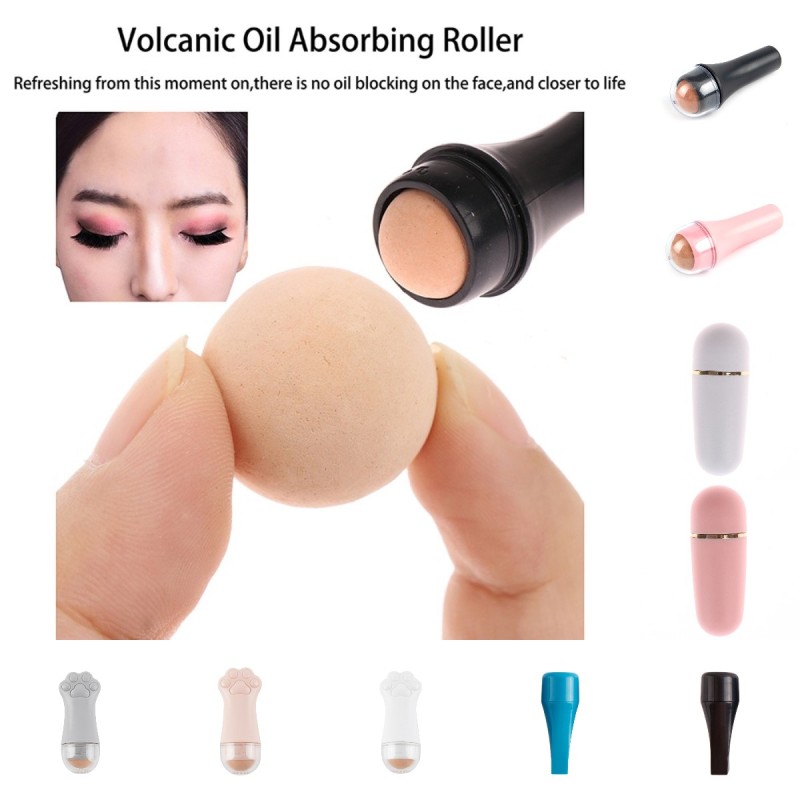 Oil Absorbing Roller Factory - Volcanic Stone Face T-Zone Oil Control Tool