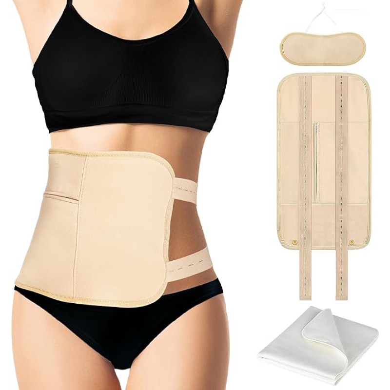 Castor Oil Pack Wrap Supplier - 3Pcs Reusable Bamboo Organic Elastic Strap