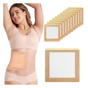 Castor Oil Pack Wrap Factory - 10Pcs Disposable Self-Adhesive Organic Cotton