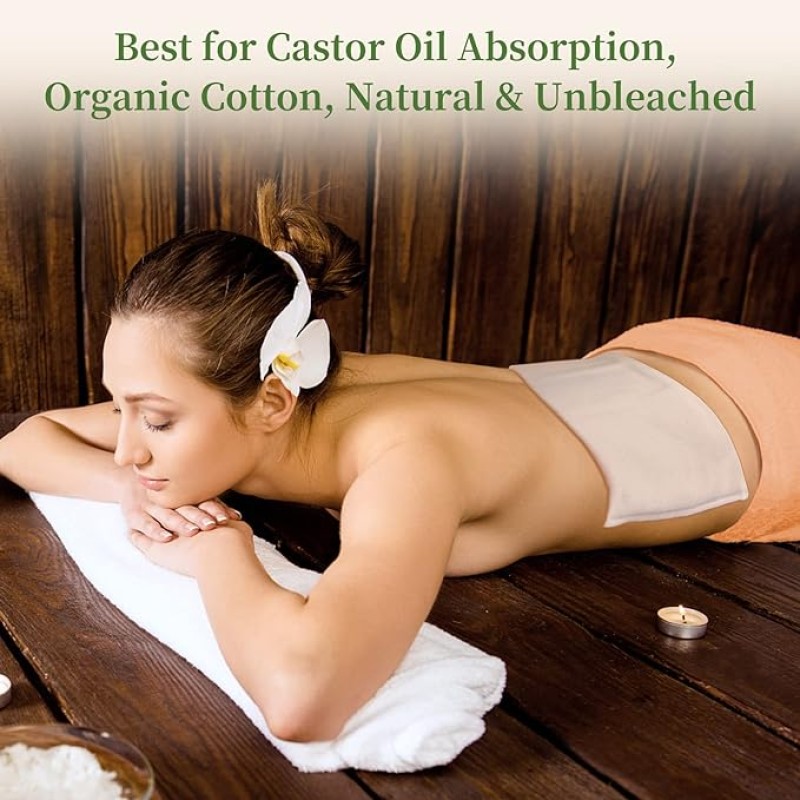 Castor Oil Pack Wrap Manufacturer - Unbleached Wool Reusable Heat Compress