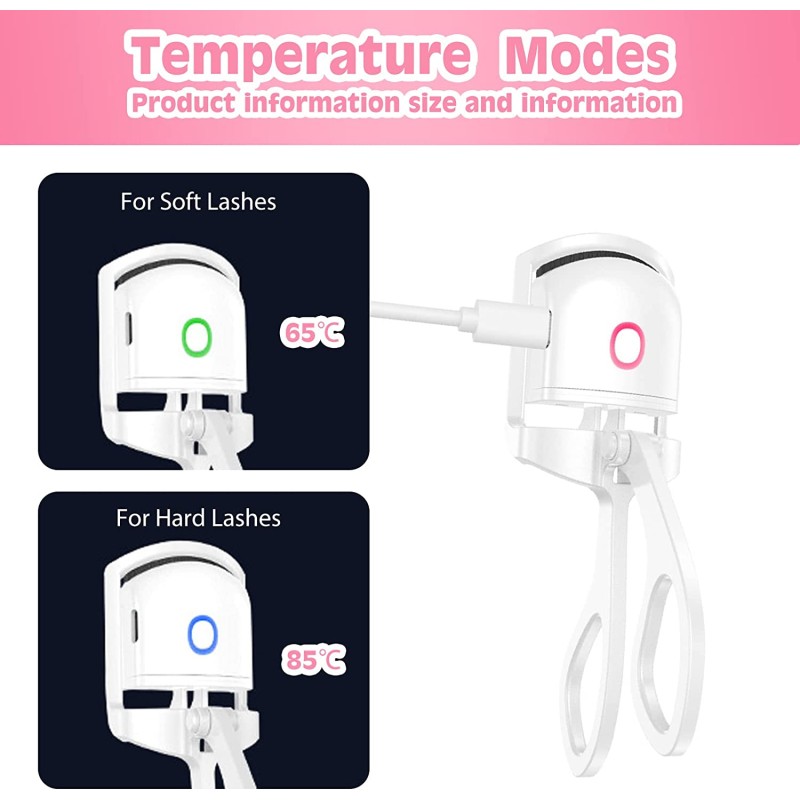 Eyelash Curler Supplier - Portable Electric Heated Natural Curling Tool