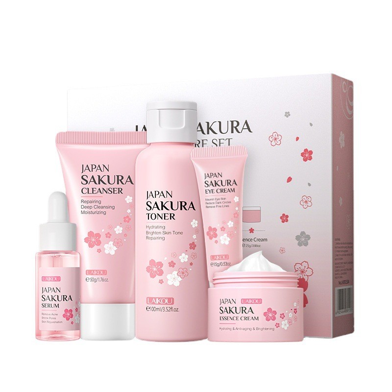 Skin Care Set Factory - Japan Sakura Rejuvinating Organic