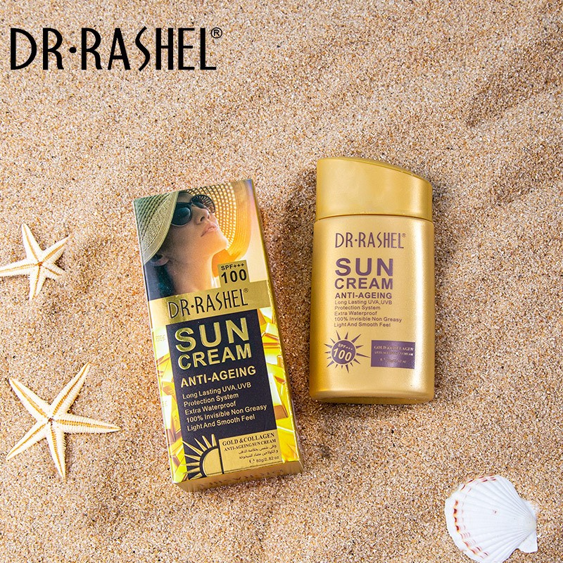 Sun Cream Manufacturer - Gold Collagen SPF 100 Sunscreen 100g
