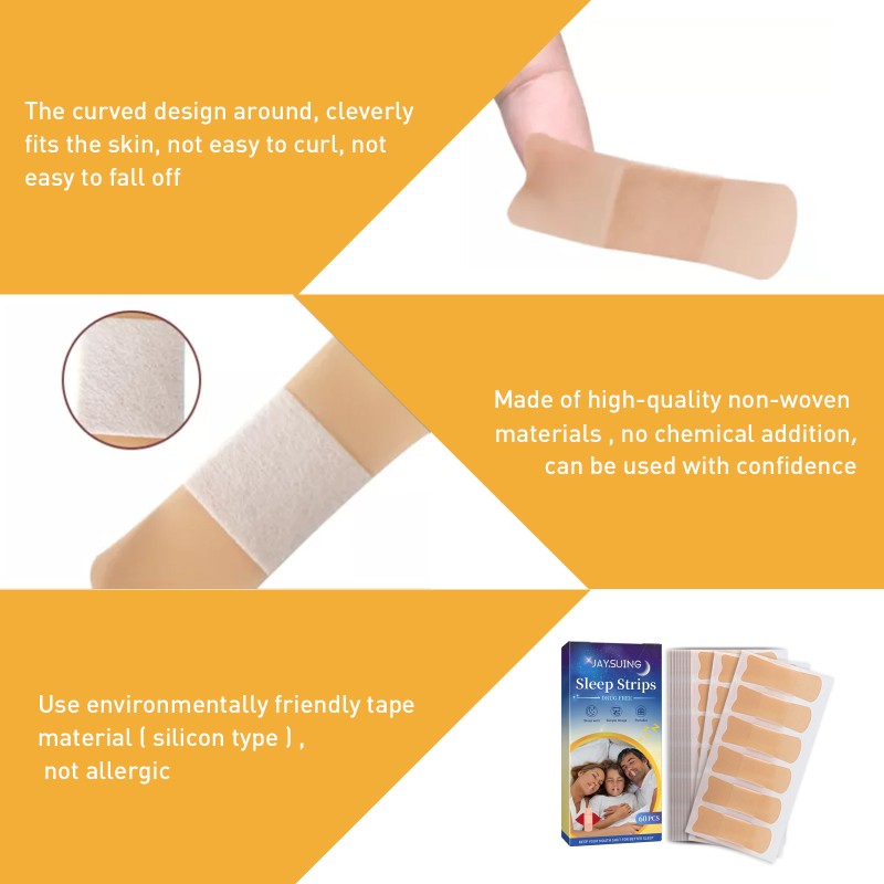 Mouth Tape Strips Supplier - Comfortable Breathing Anti Snoring