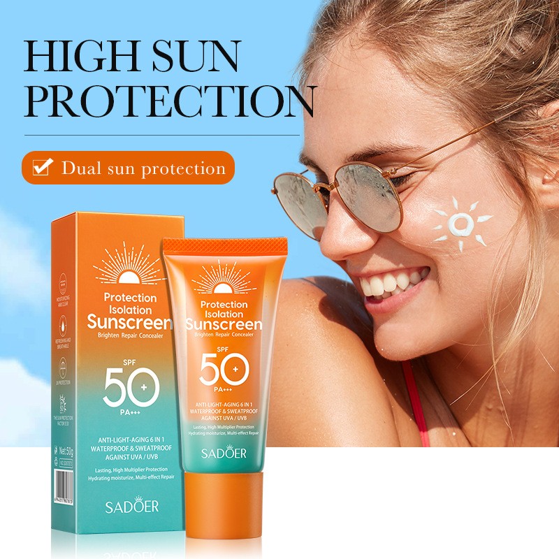 Sun Block Cream Supplier - Waterproof Brightening SPF 50