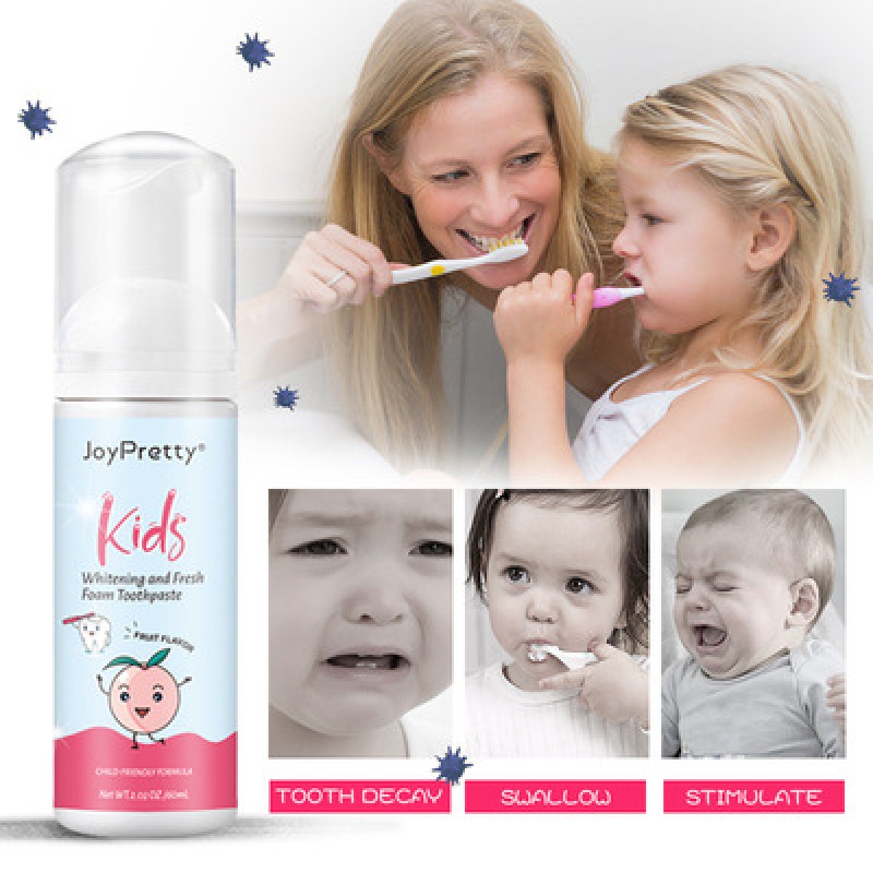 Toothpaste Foam Supplier - Fruit Flavors Kids Oral 60ml