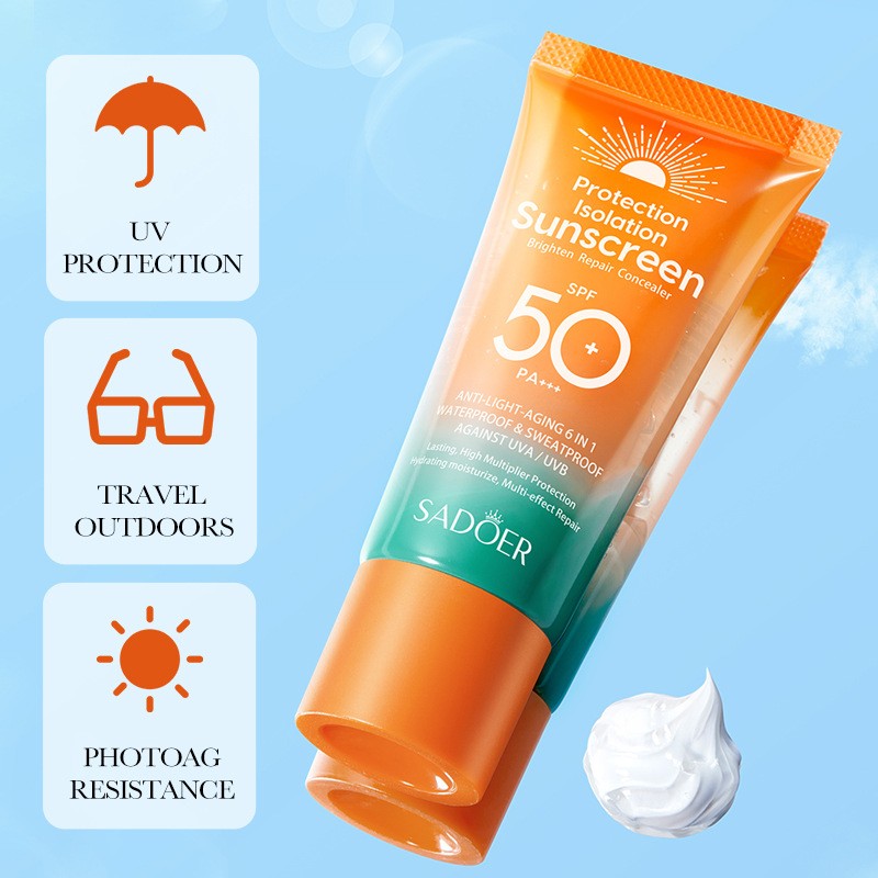 Sun Block Cream Supplier - Waterproof Brightening SPF 50