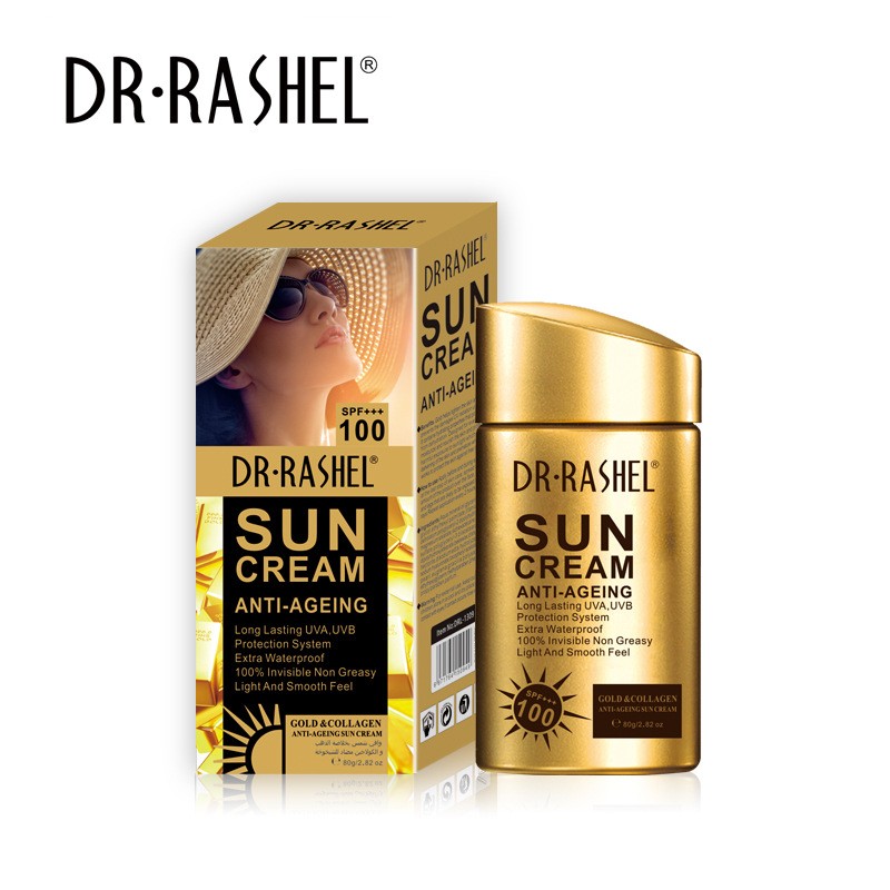 Sun Cream Manufacturer - Gold Collagen SPF 100 Sunscreen 100g