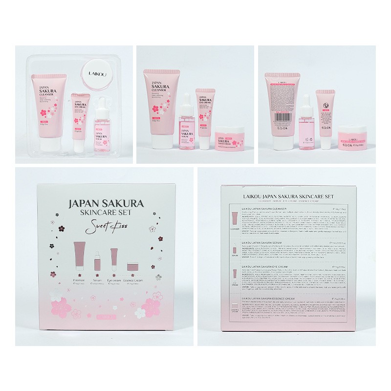 Skin Care Set Manufacturer - Japan Sakura 4pcs Set
