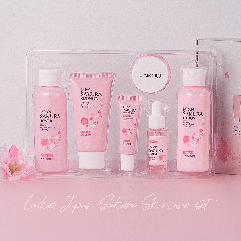 Skin Care Set Supplier - Japan Sakura 6pcs Complete Set