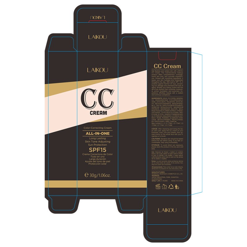 CC Cream Factory - SPF 15 Long Lasting Foundation 30g