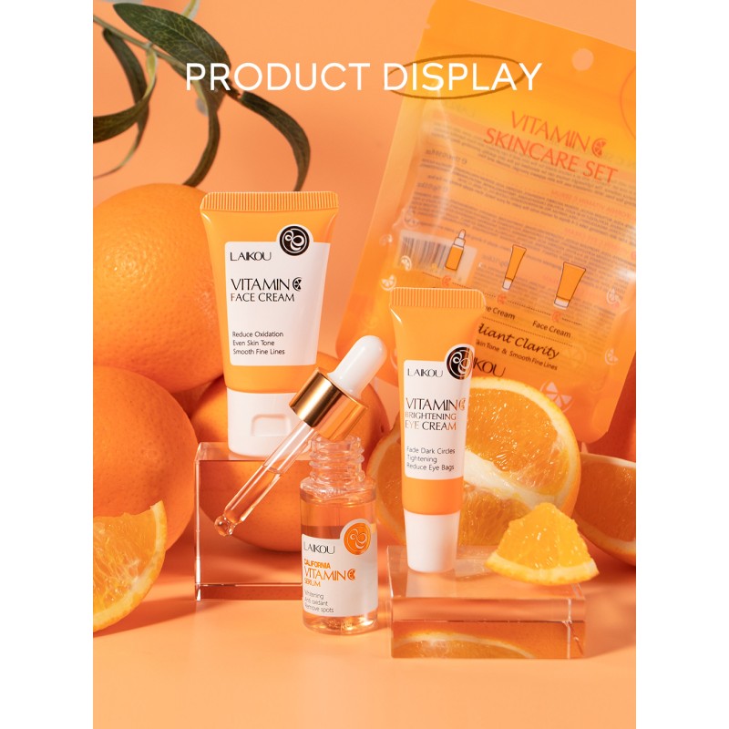 Skin Care Set Supplier - Vitamin C Travel Size 3 Pieces