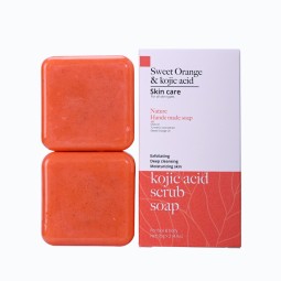 Vitamin C Soap Set Manufacturer - OEM Orange Kojic Acid 2pcs