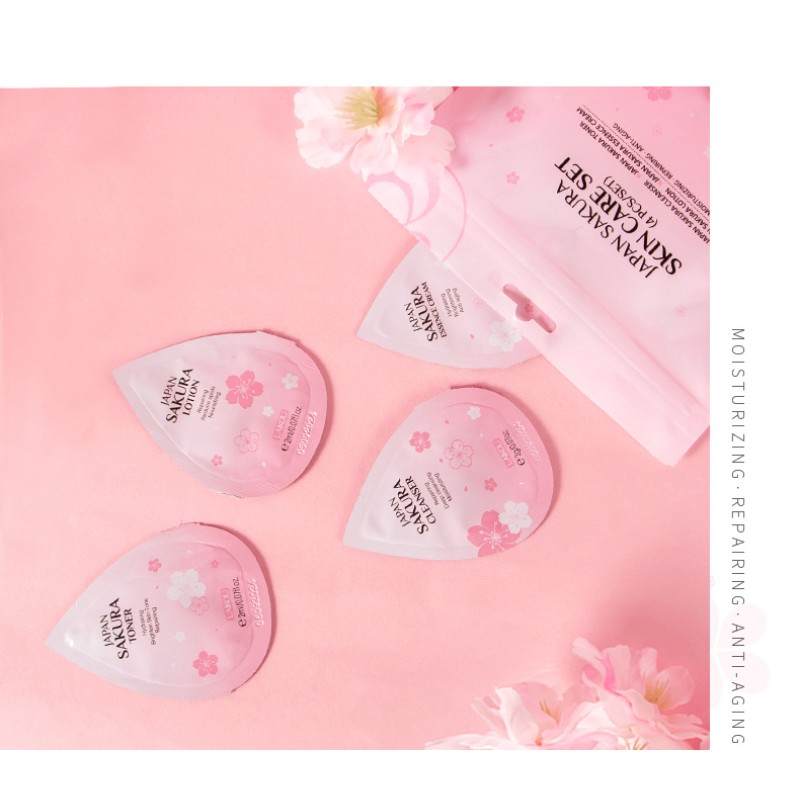 Skin Care Set Manufacturer - Travel Mini Size Sakura Set