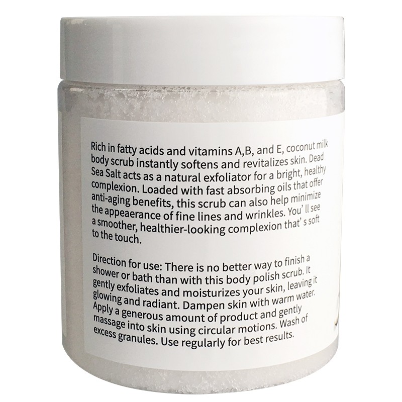 Face Body Scrub Manufacturer - Natural Coconut Milk Exfoliating