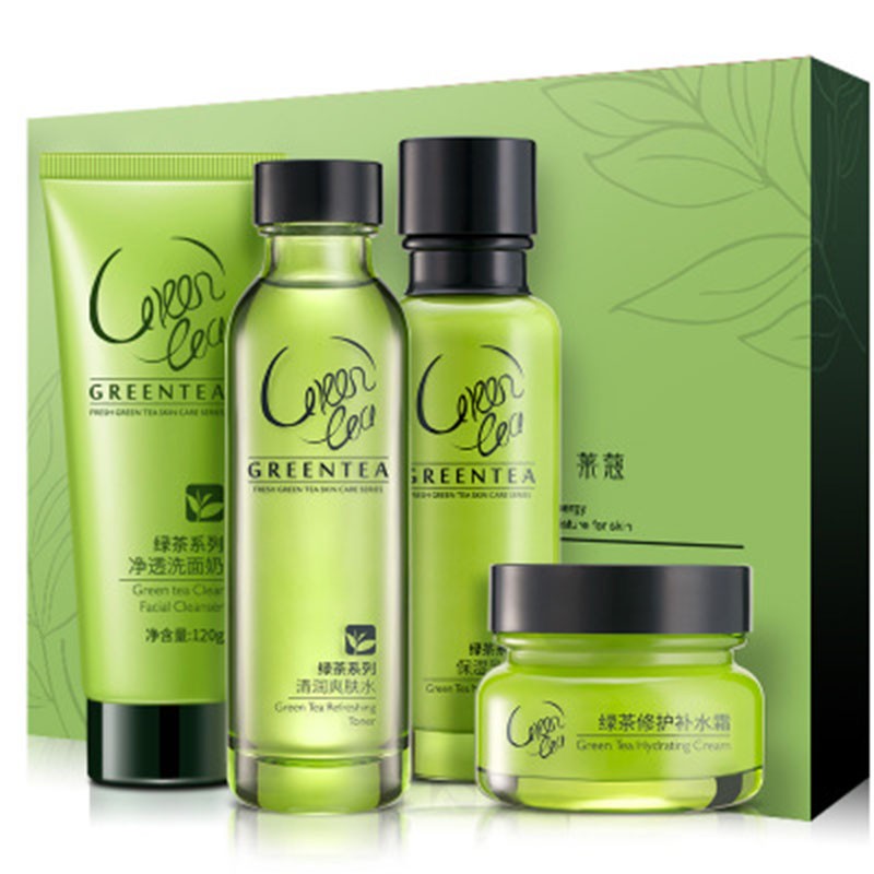 Skin Care Set Factory - Green Tea Anti Wrinkle Hydrating