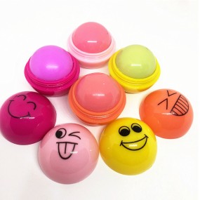 Lip Balm Supplier - Cute Smiling Red Pink Natural