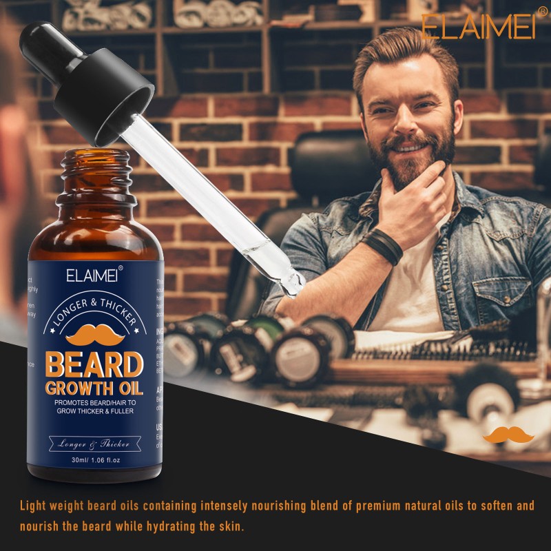Beard Oil Factory - Men Beard Growth 30ml Effective