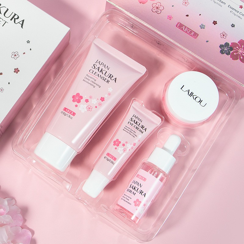 Skin Care Set Manufacturer - Japan Sakura 4pcs Set