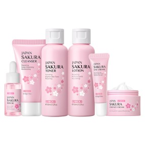Skin Care Set Supplier - Japan Sakura 6pcs Complete Set