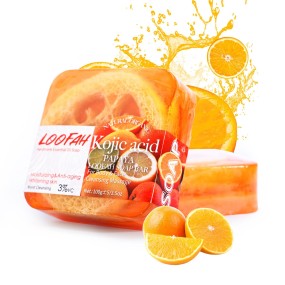 Loofah Soap Manufacturer - OEM Papaya Kojic Acid Whitening 100g