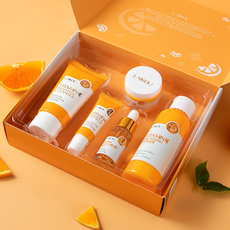 Facial Skin Care Set Factory - Vitamin C Brightening 5pcs