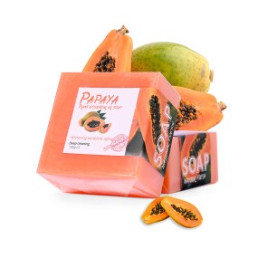 Papaya Whitening Soap Factory - Private Label Anti Aging 100g