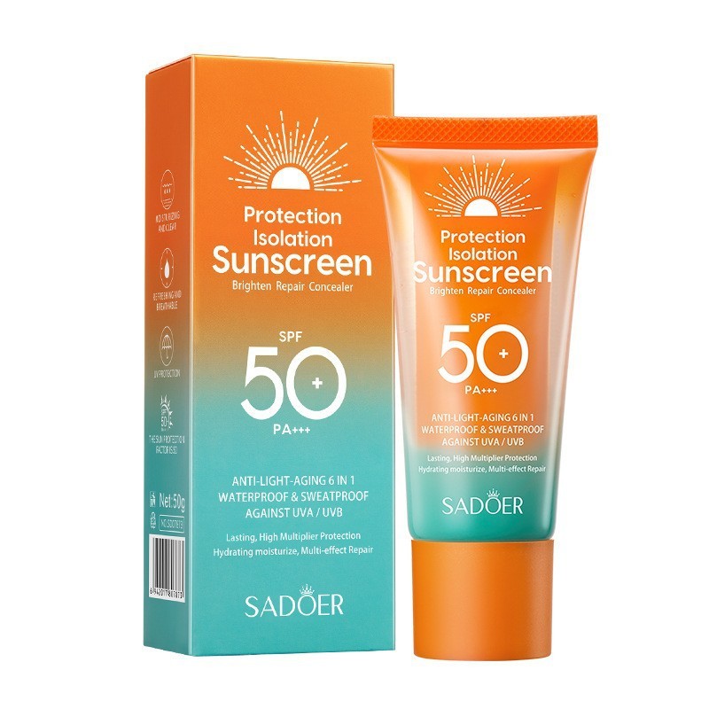 Sun Block Cream Supplier - Waterproof Brightening SPF 50