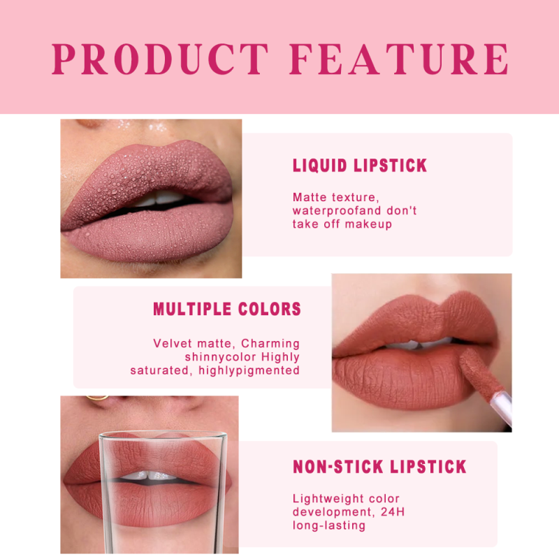 Liquid Lip Gloss Supplier - Velvety Matte Gloss