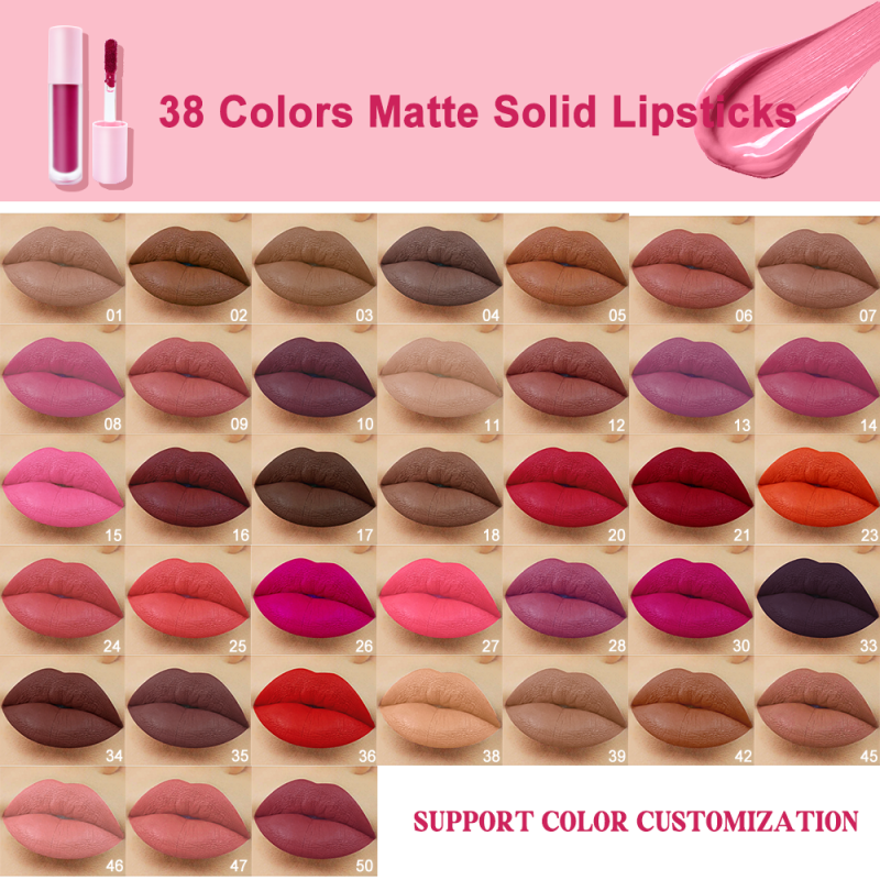 Liquid Lipstick Factory - OEM 38 Colors Lipstick