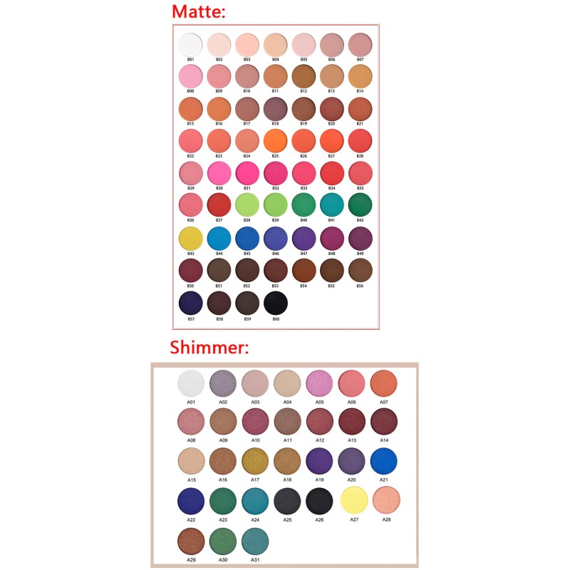 Single Eyeshadow Pan Factory - Neon Magnetic Pan