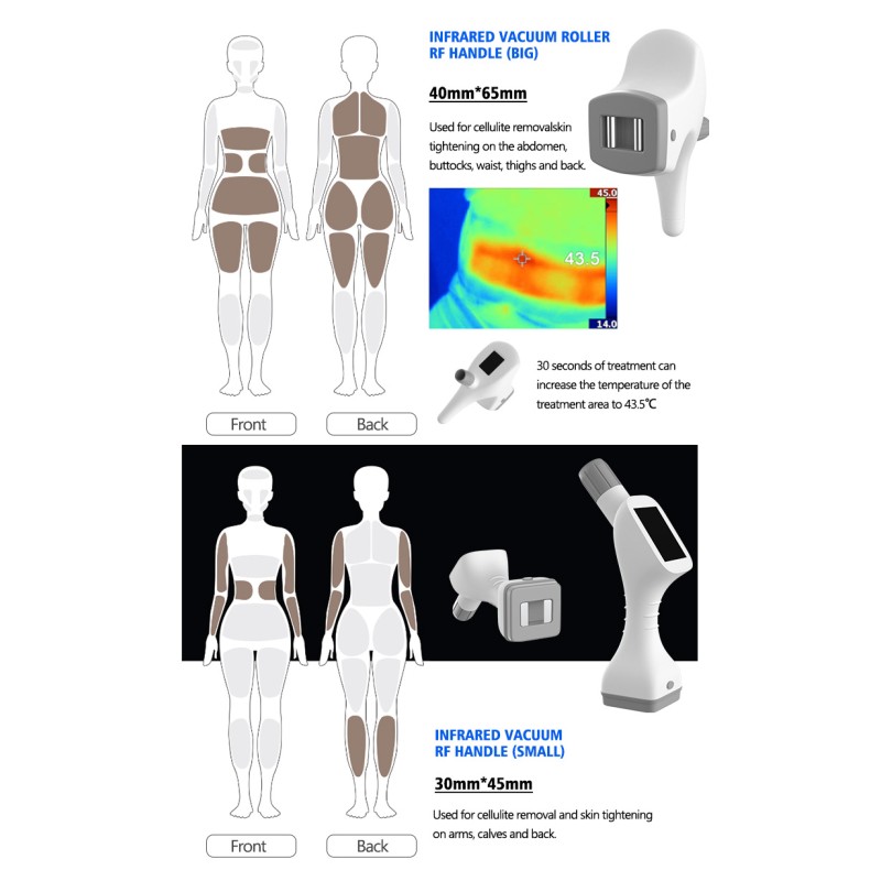 Vacuum RF Machine Supplier - 8 Handle Slimming Device