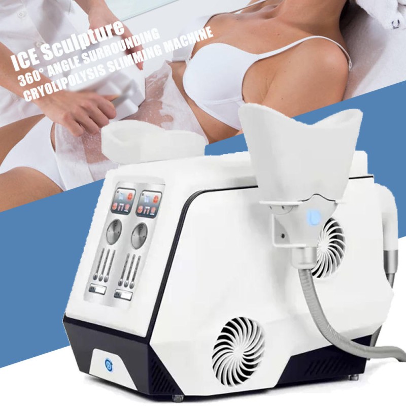 Body Beauty Machine Manufacturer - 2 Handle Diamond Ice