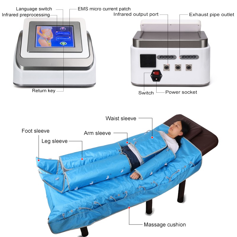 Pressotherapy Machine Factory - 20 Air Bag Cellulite Reduction