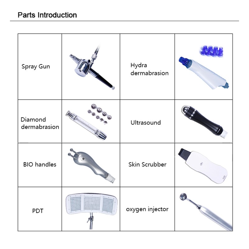 Hydra Machine Manufacturer - Vertical 8in1 Oxygen Facial