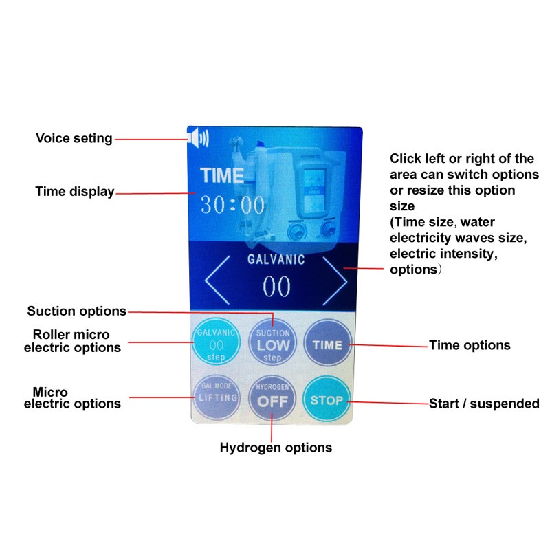 Aqua Machine Supplier - 3in1 H2 Skin Care Device