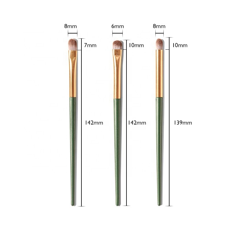 Eye Brush Set Supplier - 3 Piece Morandi Brush Set