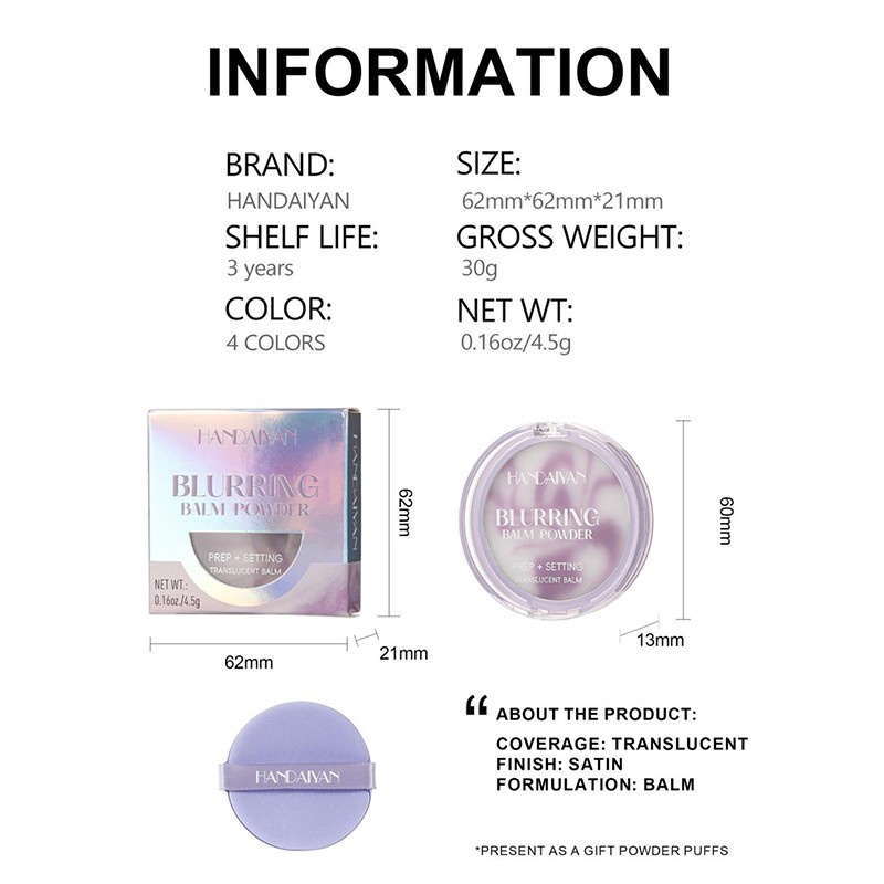 Pressed Powder Factory - Hot Selling Matte Pressed Powder