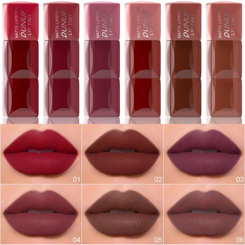 Lip Gloss Supplier - 6 Color Velvet Matte Gloss