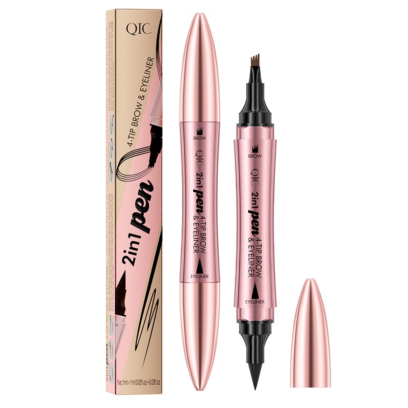 Eyebrow Pencil Manufacturer - 2 in 1 Brow Pencil Eyeliner