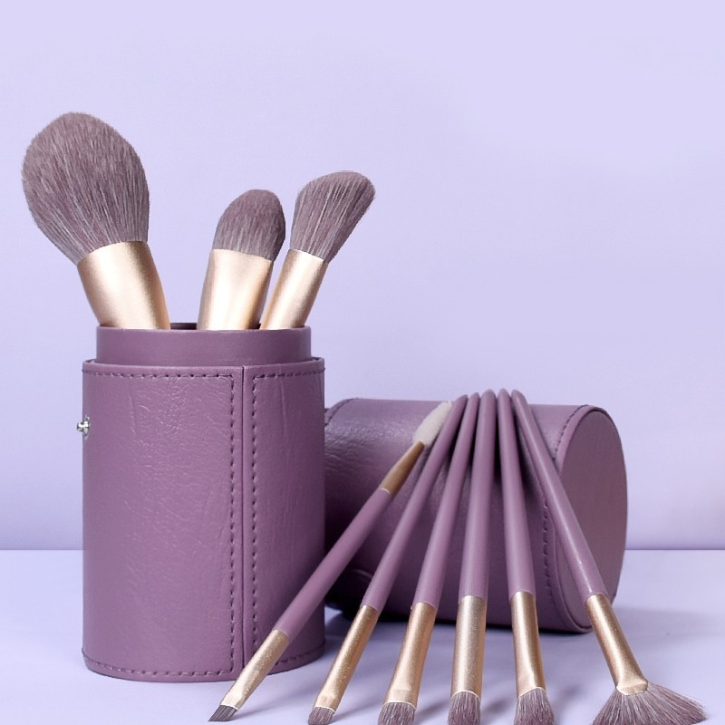 Makeup Brush Set Supplier - 9 Piece Wooden Handle Set
