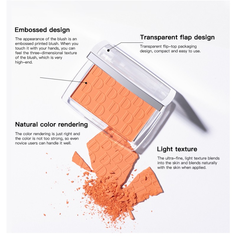 Blush Manufacturer - Embossed Single Color Blush